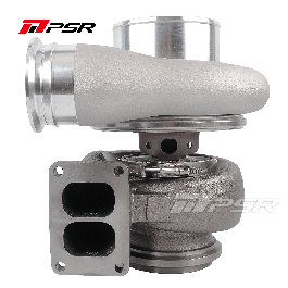 Turbocharger Pulsar PSR 485G 1.45 T6 Divided Inlet 3/4" Marmon Outlet Journal Bearing Curved Point Milled