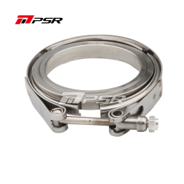Pulsar PSR Stainless Steel Flange Clamp Kit V-Band 1.28A/R 4" OD Tubing Slip On and Weld for 6275G / 6775G / 7375G / 7975G / 7782G Turbos