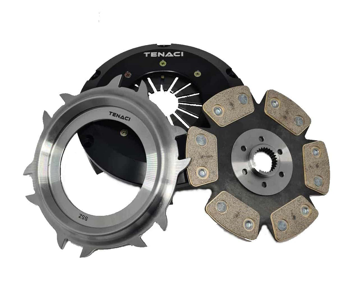 Tenaci 1 disc clutchkit with disc GM/MB 26 -184 mm (6-puck) - 500 Nm