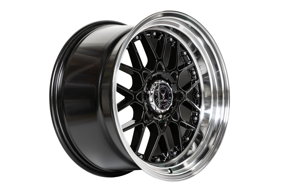 59North D-010 – Gloss Black / Polished Lip Main image