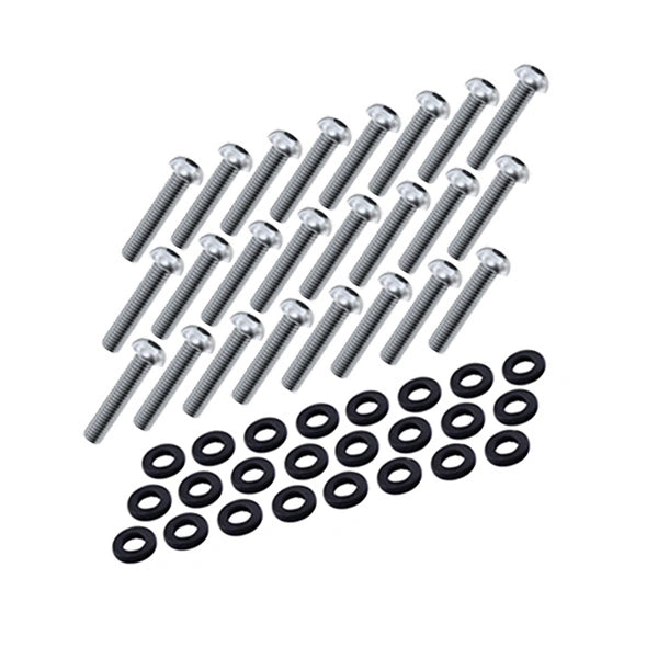 24 polti ja nailonseibi CFC Unit flantsile, 1/4-28 UNF x 1