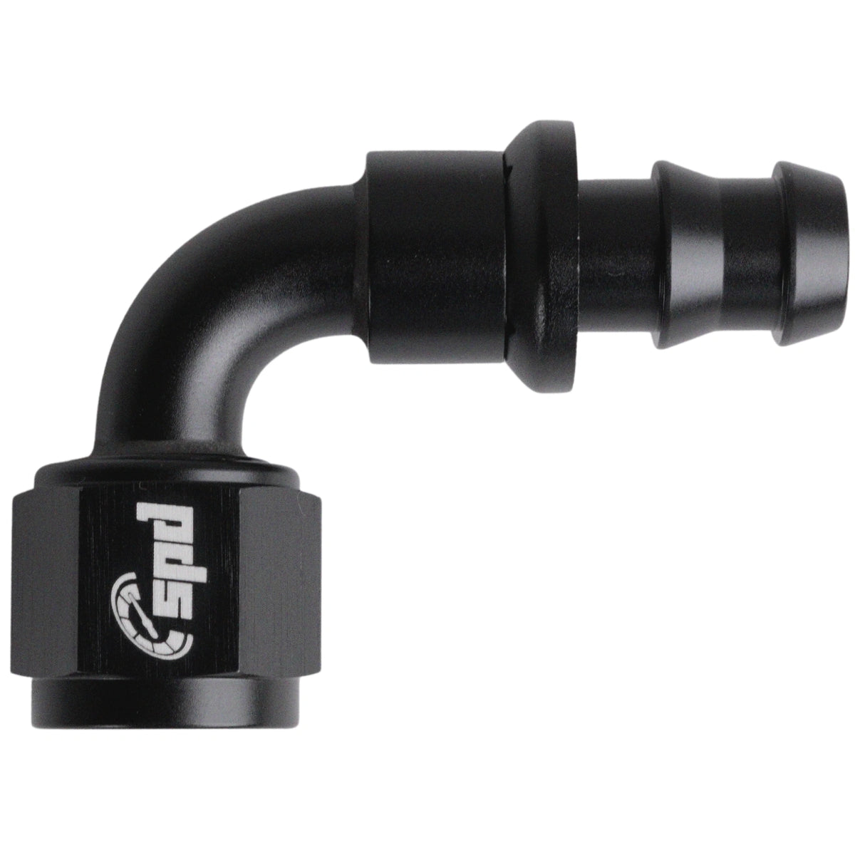 An4 hose end 90 ° Push On