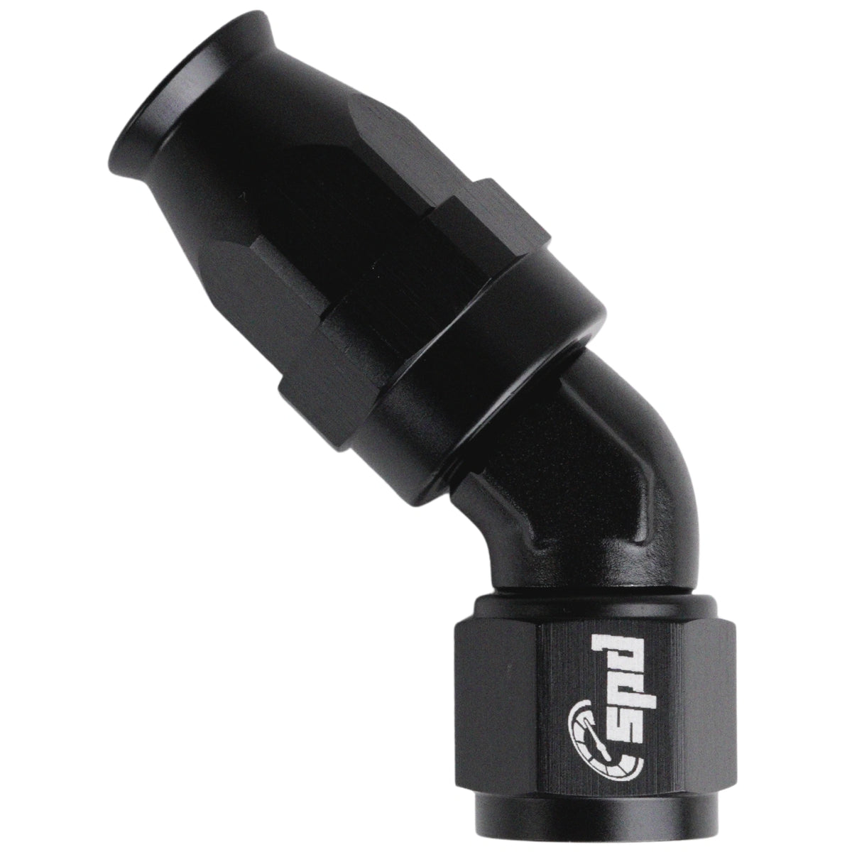 An4 hose end 45 ° Forged PTFE
