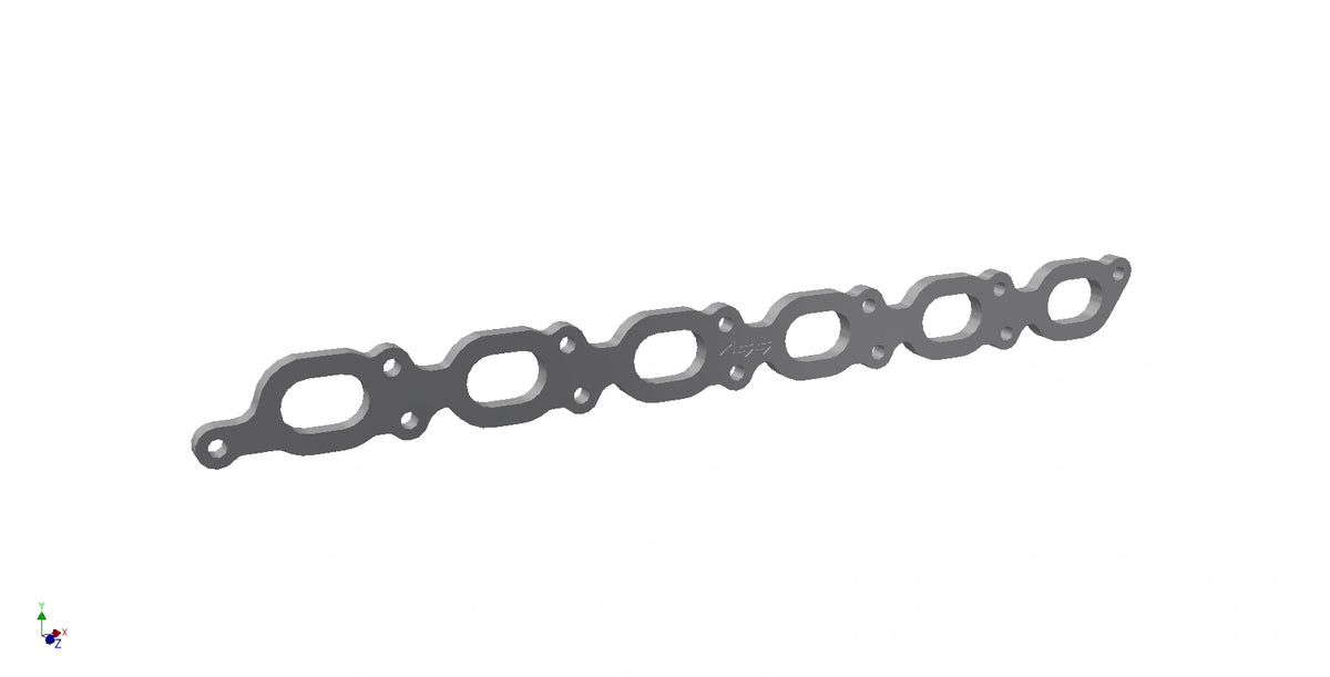 Exhaust flange Volvo 6cyl 10mm Main image