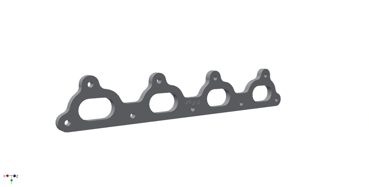 Exhaust flange Volvo 16v 10mm Main image
