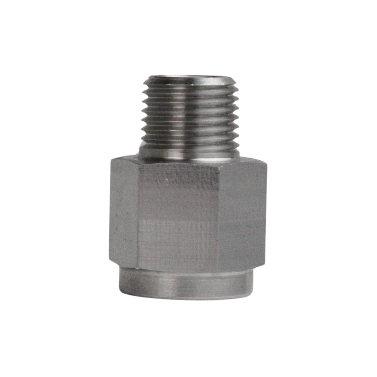 Adapter M10x1 sisekeere – 1/8" NPT väliskeere roostevaba teras