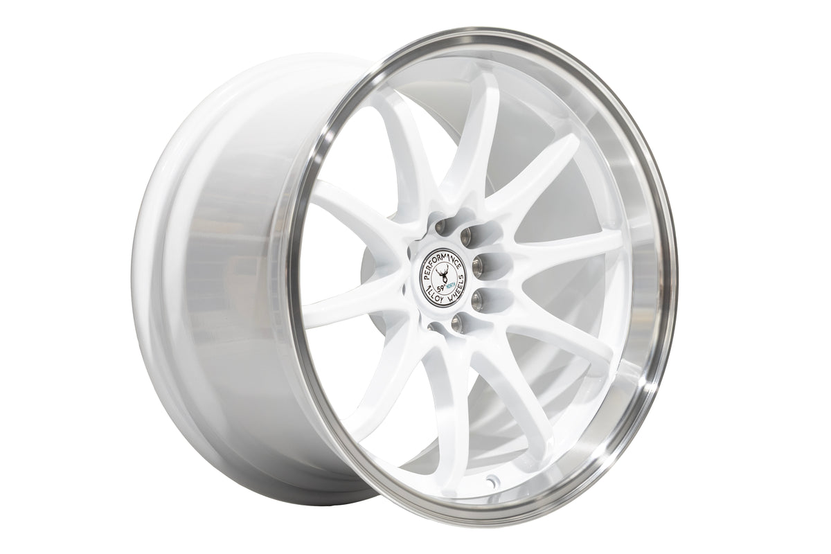 59North D-012 – White / Polished Lip