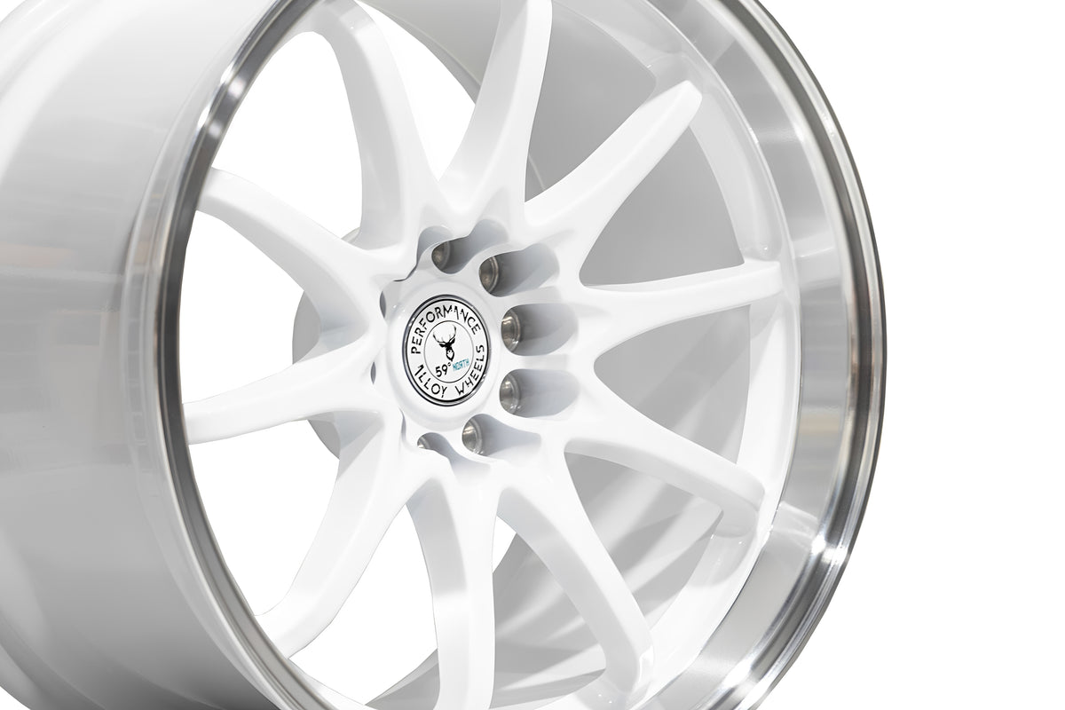 59North D-012 – White / Polished Lip