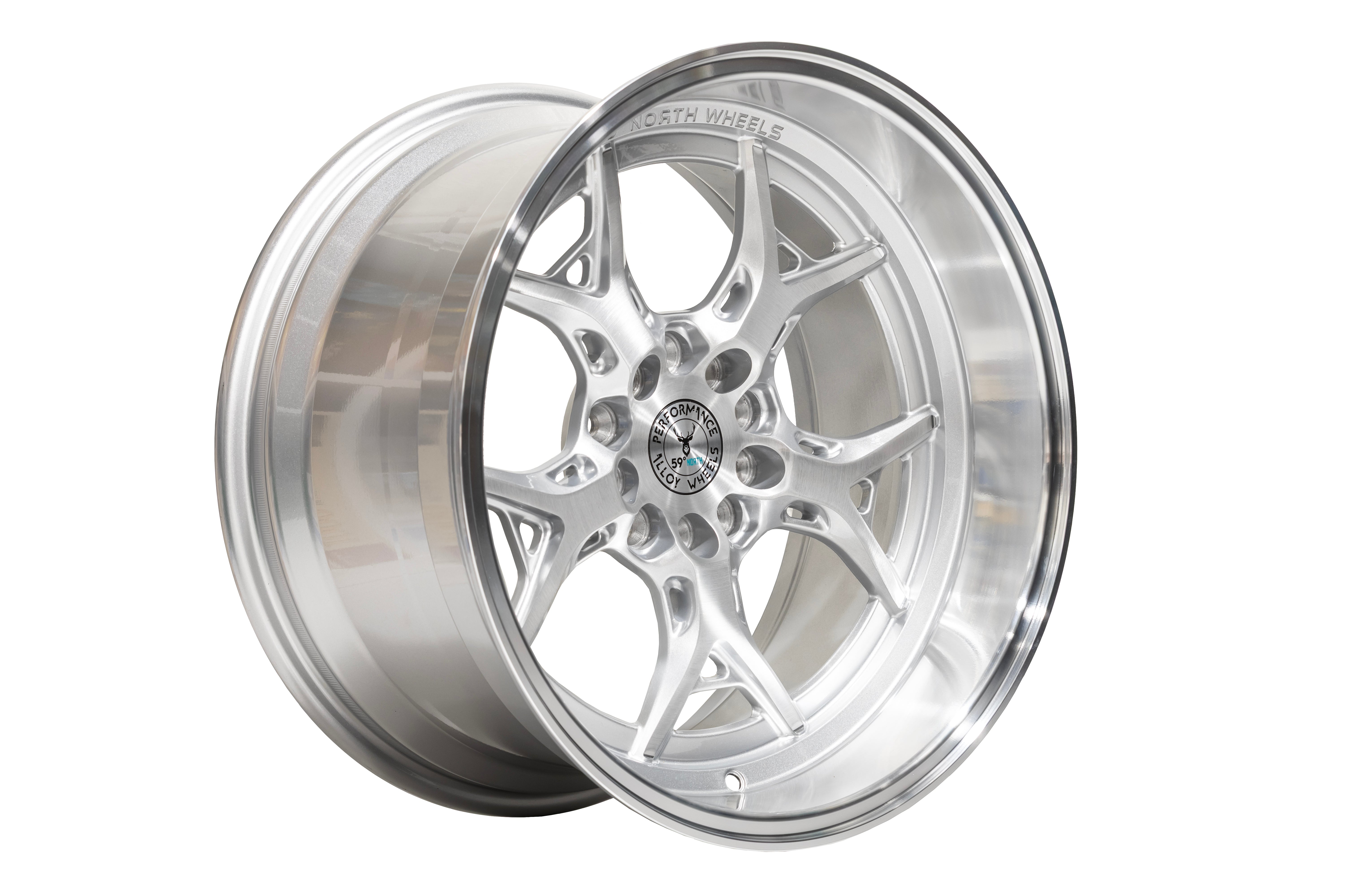 59North D-014 – Brushed Silver / Polished Lip Secondary image