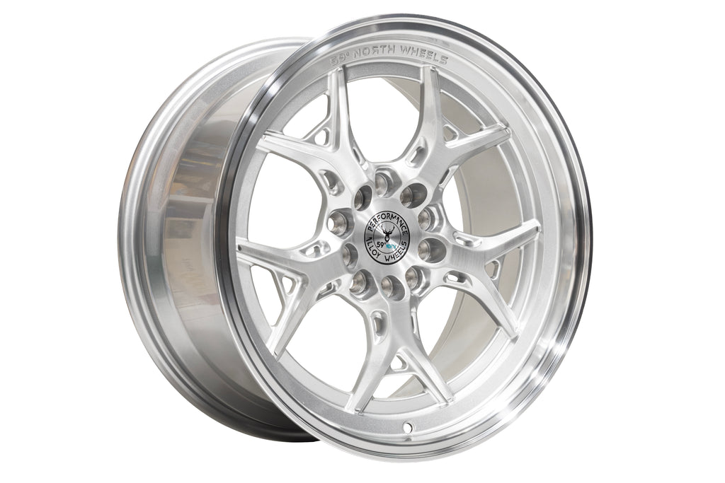 59North D-014 – Brushed Silver / Polished Lip