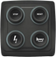 ECUMASTER Keyboard 4 buttons