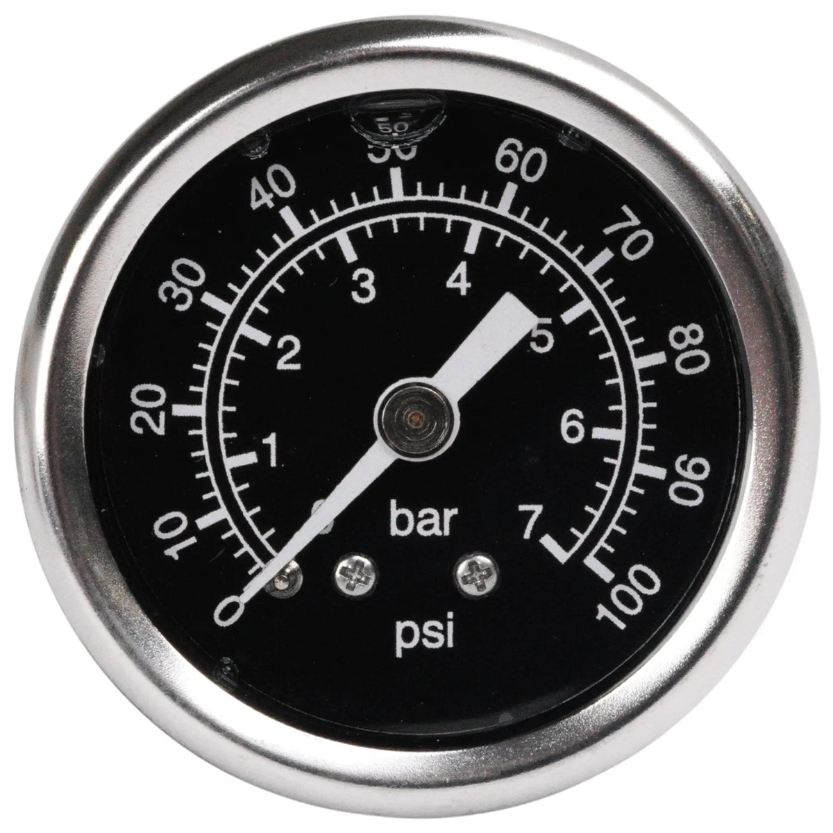 Kütuserõhu kell 0-7 bar must