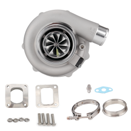 Turbocharger Pulsar PSR 5855G 770HP Stainless Steel .82 T4 Inlet 3" V-Band Outlet Ball Bearing Peamine pilt