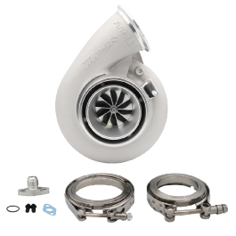 Turbocharger Pulsar PSR 7975G 1450HP 1.28 3" V-Band Inlet 3.5" V-Band Outlet Ball Bearing Peamine pilt