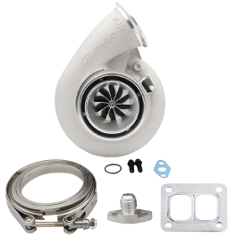 Turbocharger Pulsar PSR 7375G 1200HP 1.28 T4 Twin Scroll Inlet 4" V-Band Outlet Ball Bearing Peamine pilt