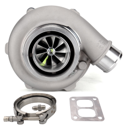 Turbocharger Pulsar PSR 3076 Gen2 750HP .85 T4 Twin Scroll Inlet 3" V-Band Outlet Main image