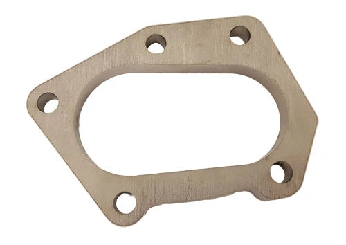Downpipe flange Garrett 5 bolt SS