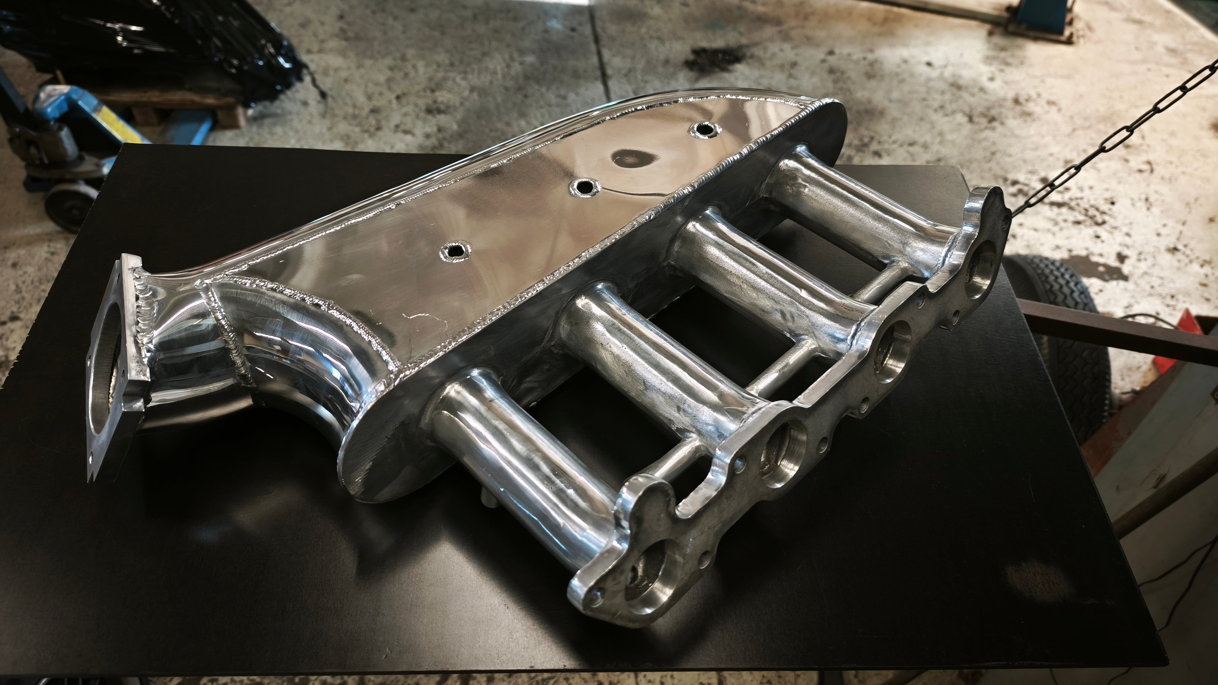 Volvo B230 8V intake manifold for 80mm throttle body Sekundaarkujutis