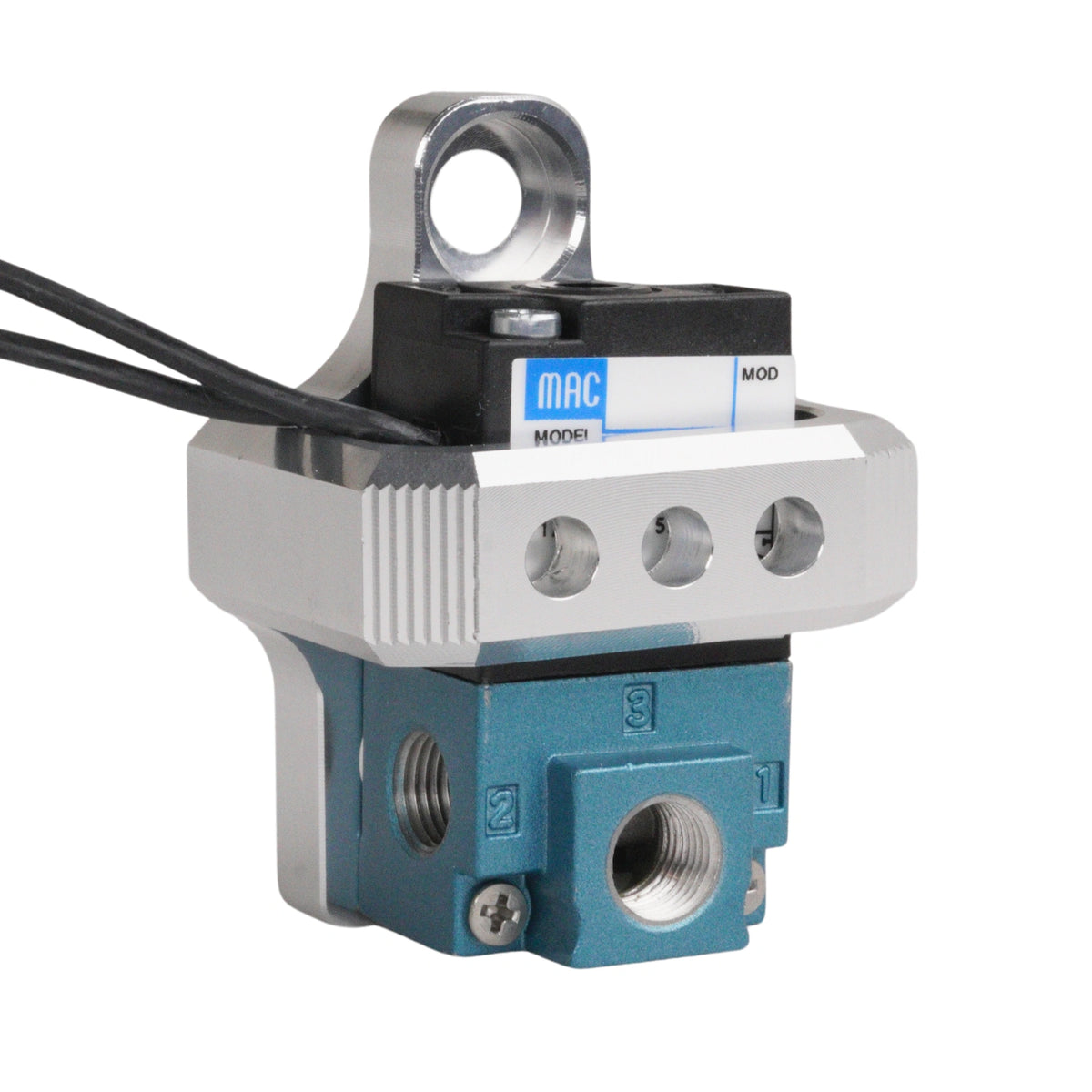 Kinnituskronstein 3-port boost solenoidile, hõbedane Peamine pilt