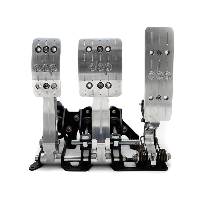 OBP Racing Series pedal box põrandakinnitusega hõbedane Peamine pilt