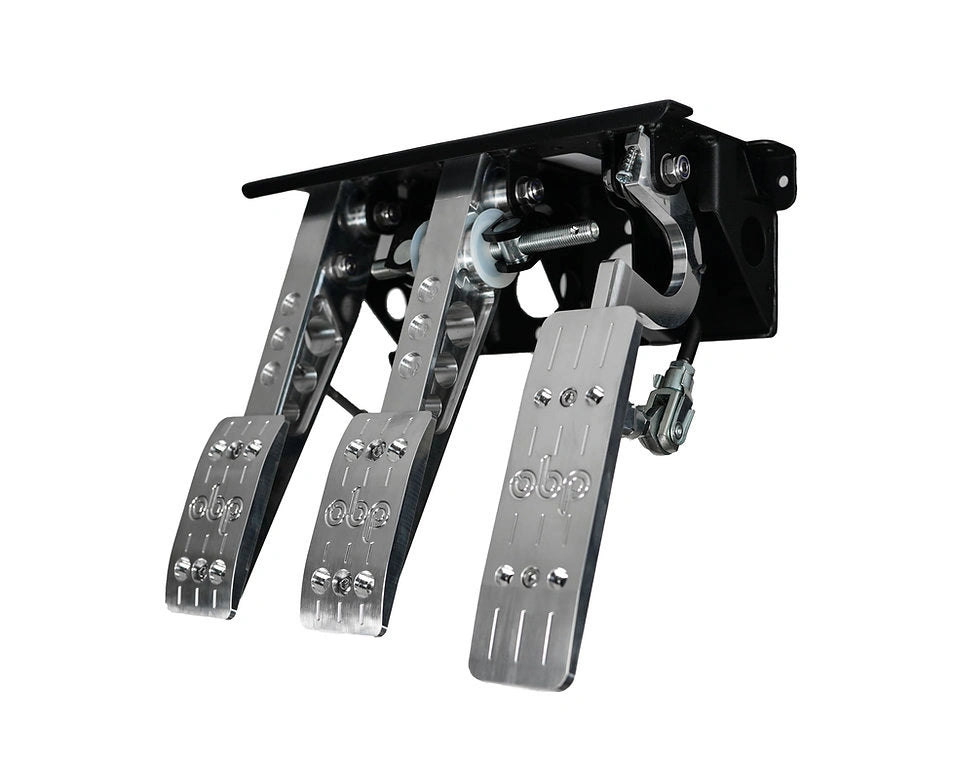 OBP pedal box ülakinnitusega 3 pedaali PRO-Race V2 Peamine pilt