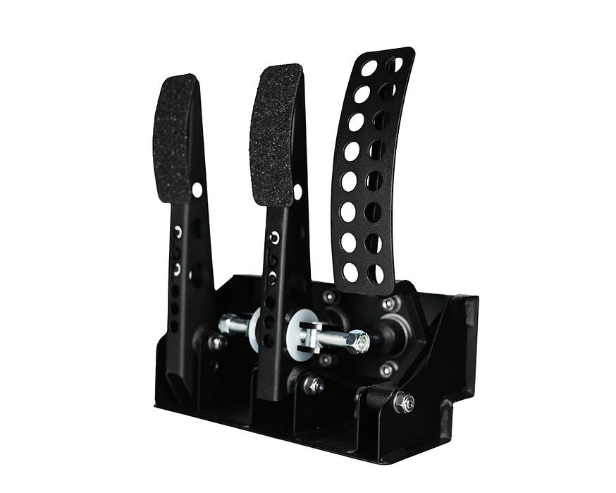 OBP pedal box põrandakinnitusega 3 pedaali 2x peasilinder (trossiga sidur)