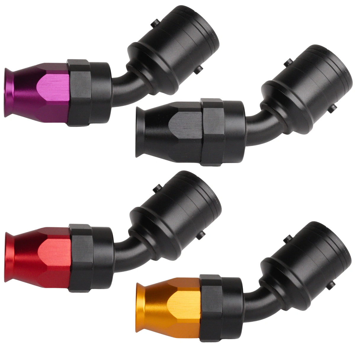 AN10 vooliku ots 45° PTFE Quick-Connect