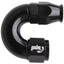 AN12 hose end 180 ° Full flow PTFE