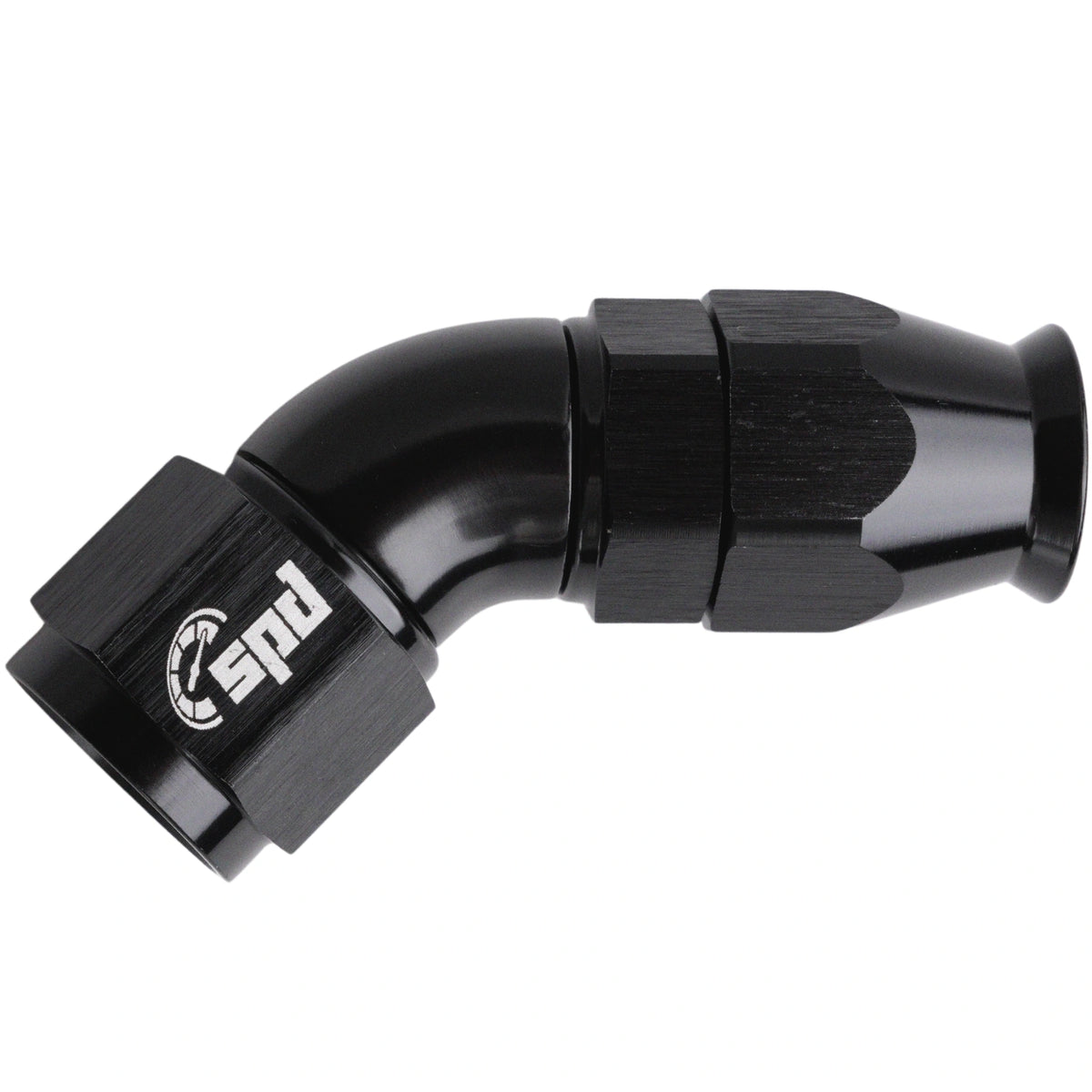 AN8 hose end 45 ° Full flow PTFE Main image