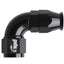AN12 hose end 90 ° Full flow PTFE