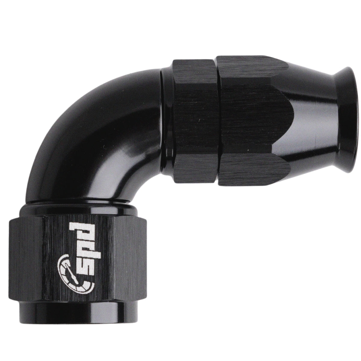 AN10 hose end 90 ° Full flow PTFE Main image