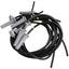 Ignition cable set straight angle Black