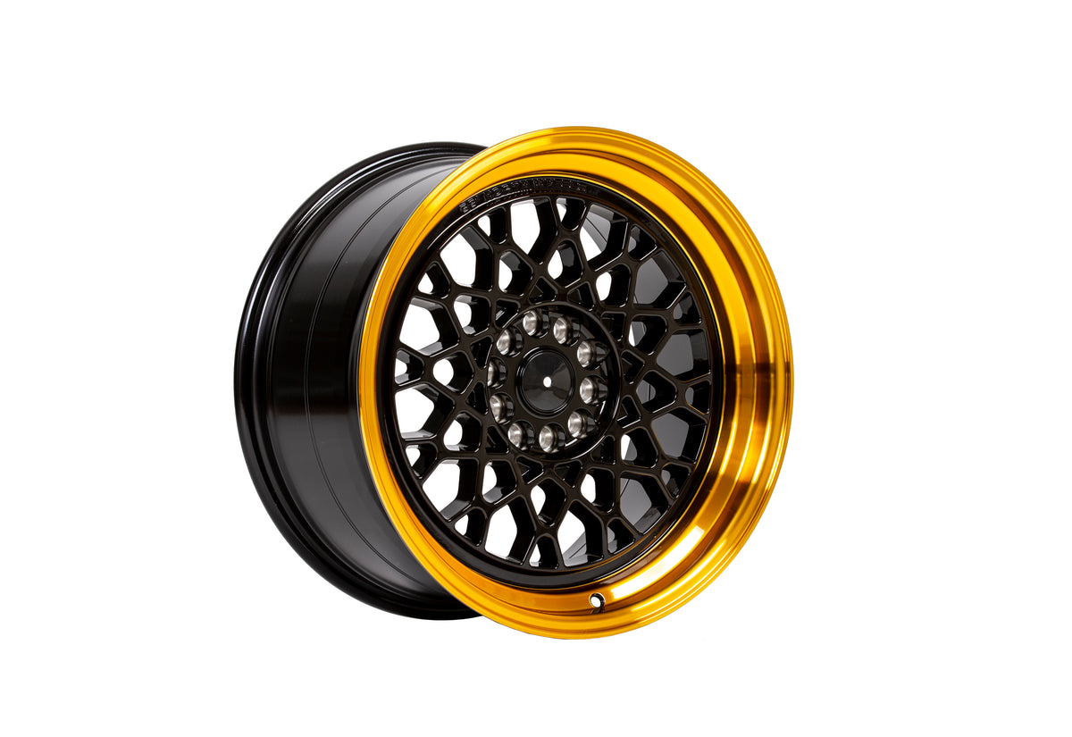 59North D-008 – Gloss Black / Gold Lip