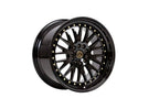 59North D-003 – Gloss Black / Gold Rivets