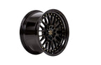 59North D-003 – Gloss Black / Gold Rivets
