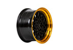 59North D-008 – Gloss Black / Gold Lip