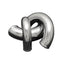 Aluminium elbow 180' 30mm, 30cm