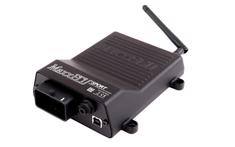 MaxxECU SPORT aluminium case laser printed with revision and production date