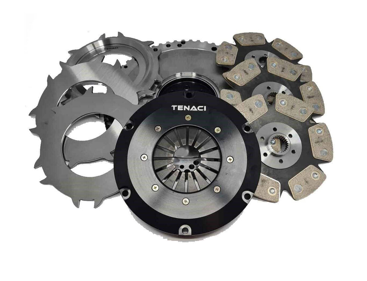 Tenaci solid "performance" kit - 3-disc - 184 mm for Volvo red