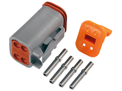 Connector 4-pin DT series male Peamine pilt