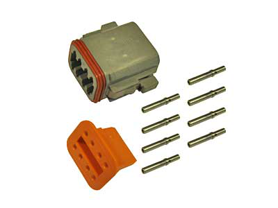 Connector 8-pin DT series male