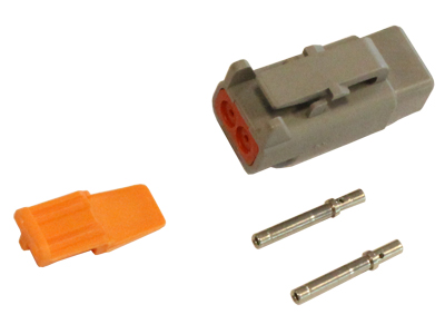 Connector 2pin DTM series male Main image