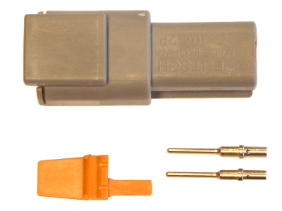Connector 2pin DTM series (female)