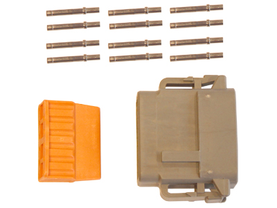 Connector 12-pin DTM series male