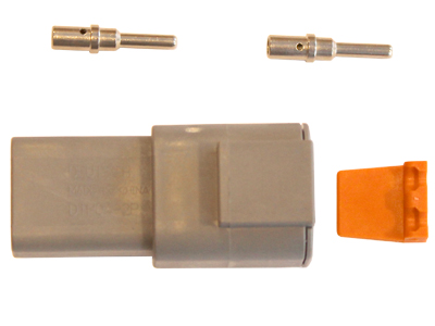 Connector 2-pin DTP series Female
