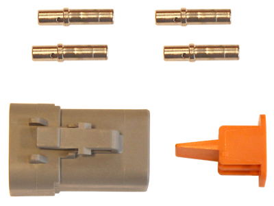 Connector 4-pin DTP series male Main image